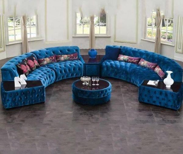 Luxury sofa set with teapoy