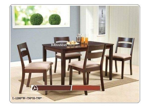 Bahamas 4 Seater Dining Table Set