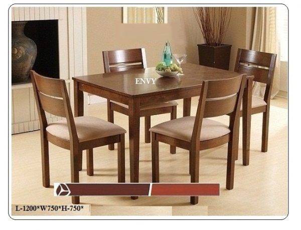 Envy 4-Seater Dining Table Set