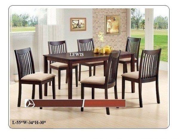 Lewis 6-Seater Dining Table Set